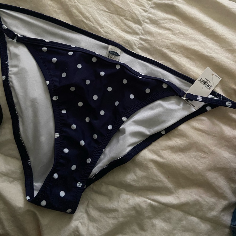 Polka dot bikini bottom
